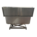 Pet equipment stainless steel electric lift dog grooming bathtub for sale